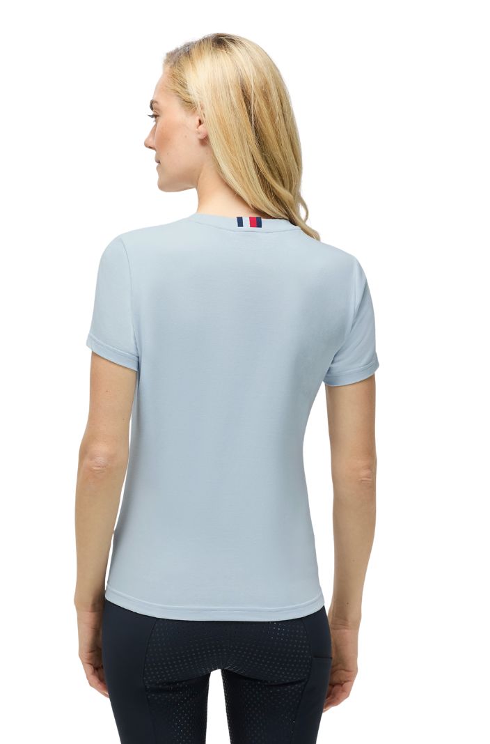 Tommy Hilfiger Equestrian "T-Shirt Malibu Rhinestone Sweet Blue