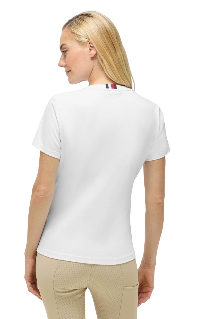 Tommy Hilfiger Equestrian »T-Shirt Malibu Rhinestone White