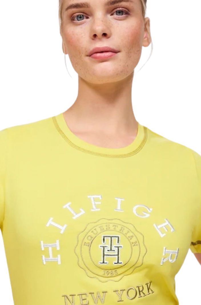 Tommy Hilfiger Equestrian T-Shirt Newport Graphic Citron Ella