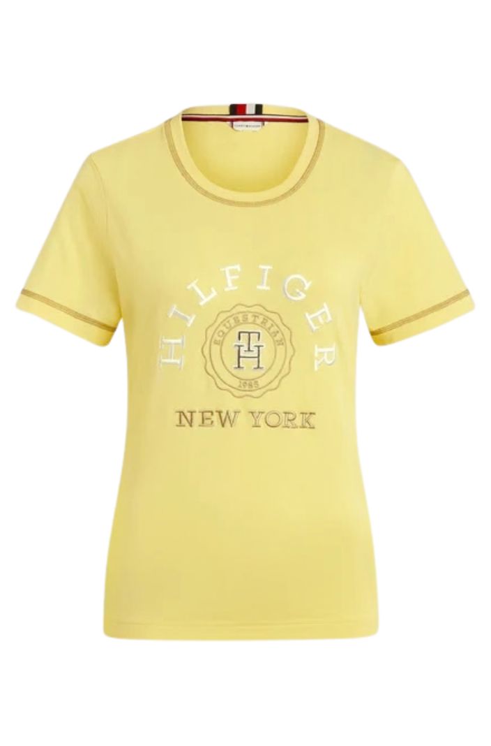 Tommy Hilfiger Equestrian T-Shirt Newport Graphic Citron Ella