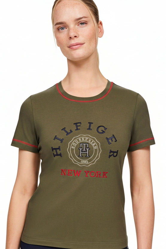 tommy-hilfiger-equestrian-damen-t-shirt-newport-graphic-olive-th15wsst961-056-kaufen-www.hotti24.de