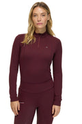 Tommy Hilfiger Equestrian Trainingsshirt Cady Strass Deep Burgundy