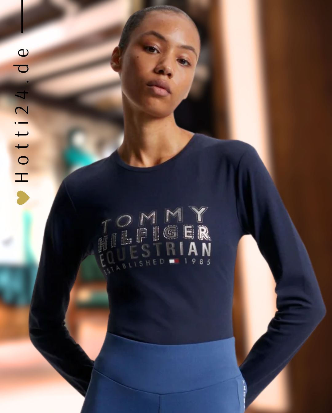 Tommy Hilfiger Equestrian »Trainingshirt Paris Desert Sky