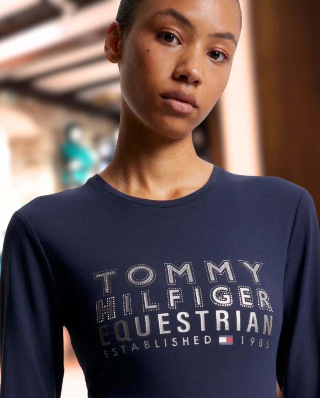 Tommy Hilfiger Equestrian »Trainingshirt Paris Desert Sky
