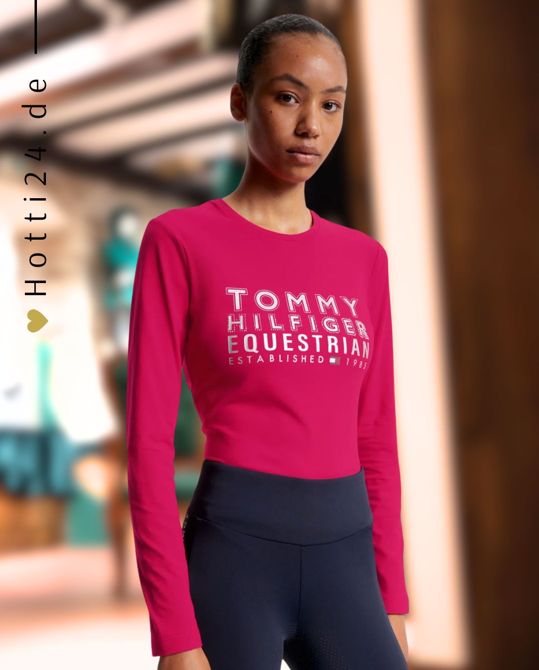 Tommy Hilfiger Equestrian »Trainingshirt Paris Cherry
