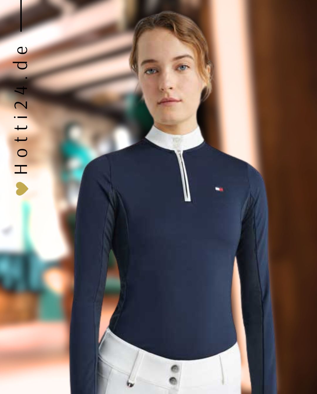 TOMMY HILFIGER »Turniershirt Fresh Air Long Desert Sky