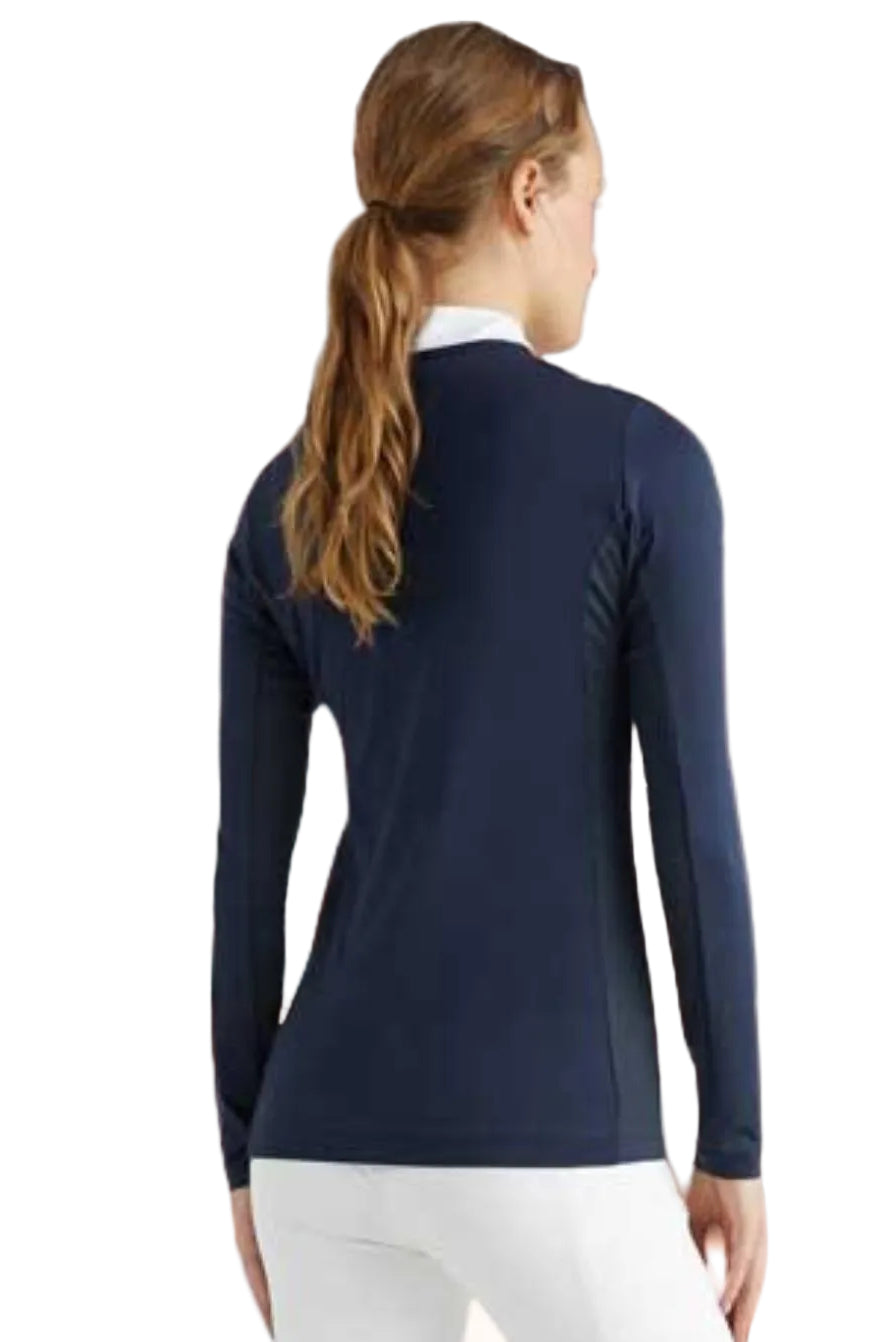 Tommy Hilfiger Equestrian Long-Sleeve Riding Shirt Fresh Air Desert Sky