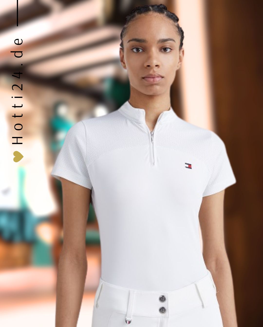 TOMMY HILFIGER »Turniershirt Fresh Air Optic White