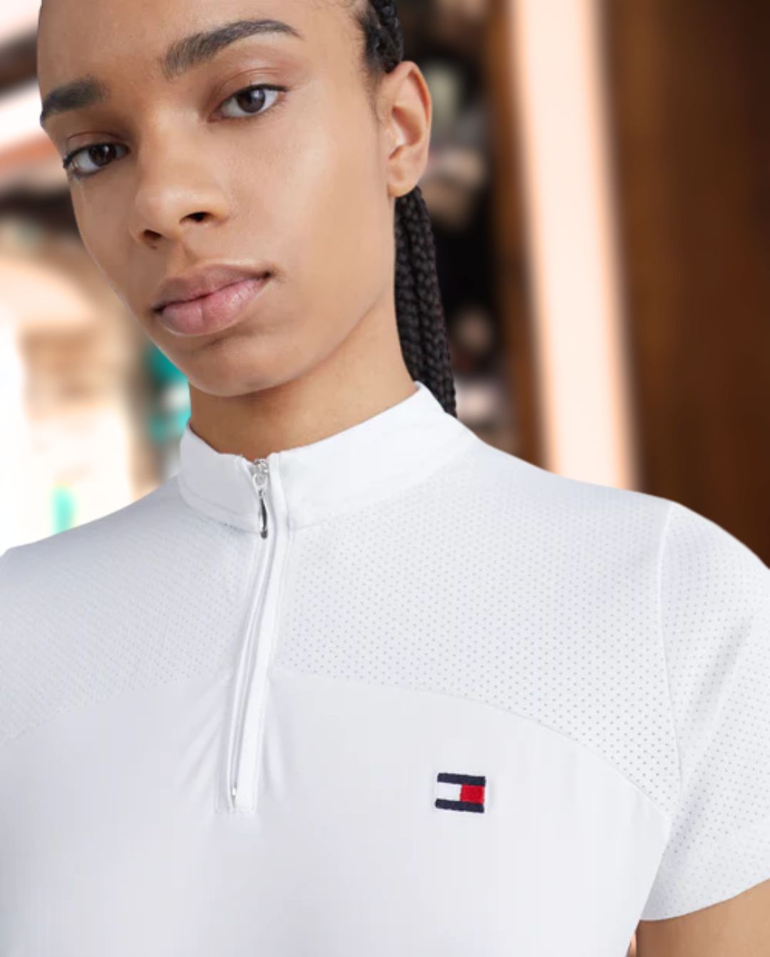 TOMMY HILFIGER »Turniershirt Fresh Air Optic White