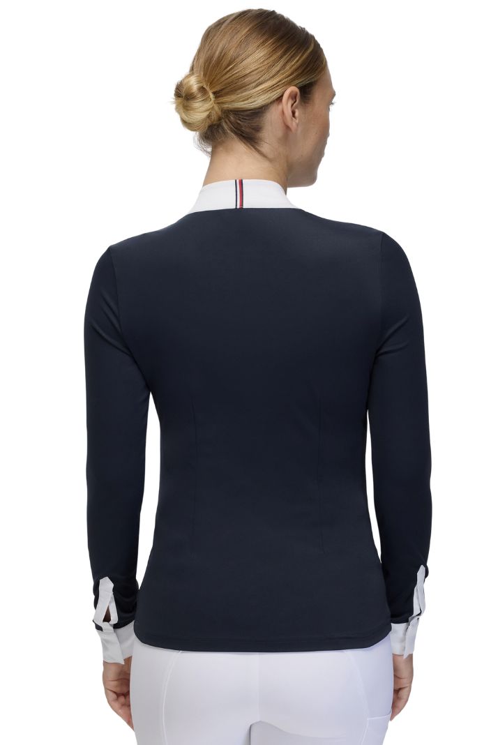 Tommy Hilfiger Equestrian Turniershirt Monica Strass Desert Sky