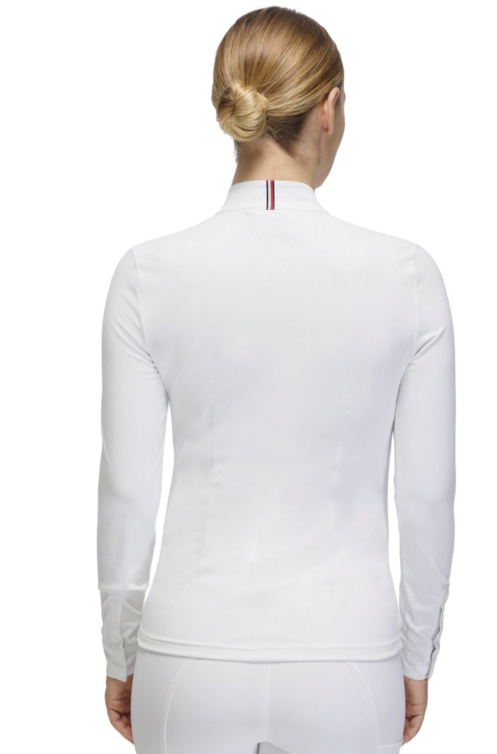 Tommy Hilfiger Equestrian Turniershirt Monica Strass Th Optic White