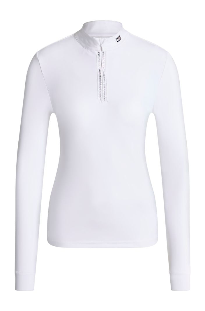 Tommy Hilfiger Equestrian Turniershirt Monica Strass Th Optic White