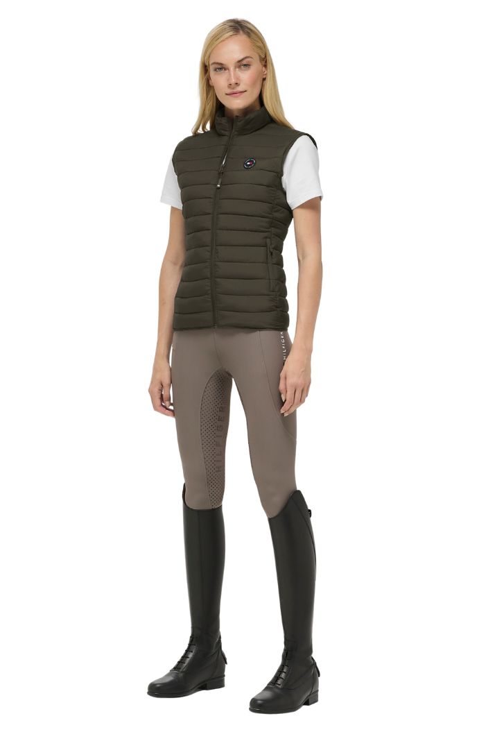 Tommy Hilfiger Equestrian damen Weste Serano Camo Green
