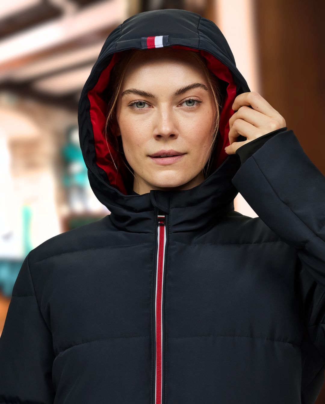 Tommy Hilfiger Equestrian »Winterjacke Sidney Desert Sky