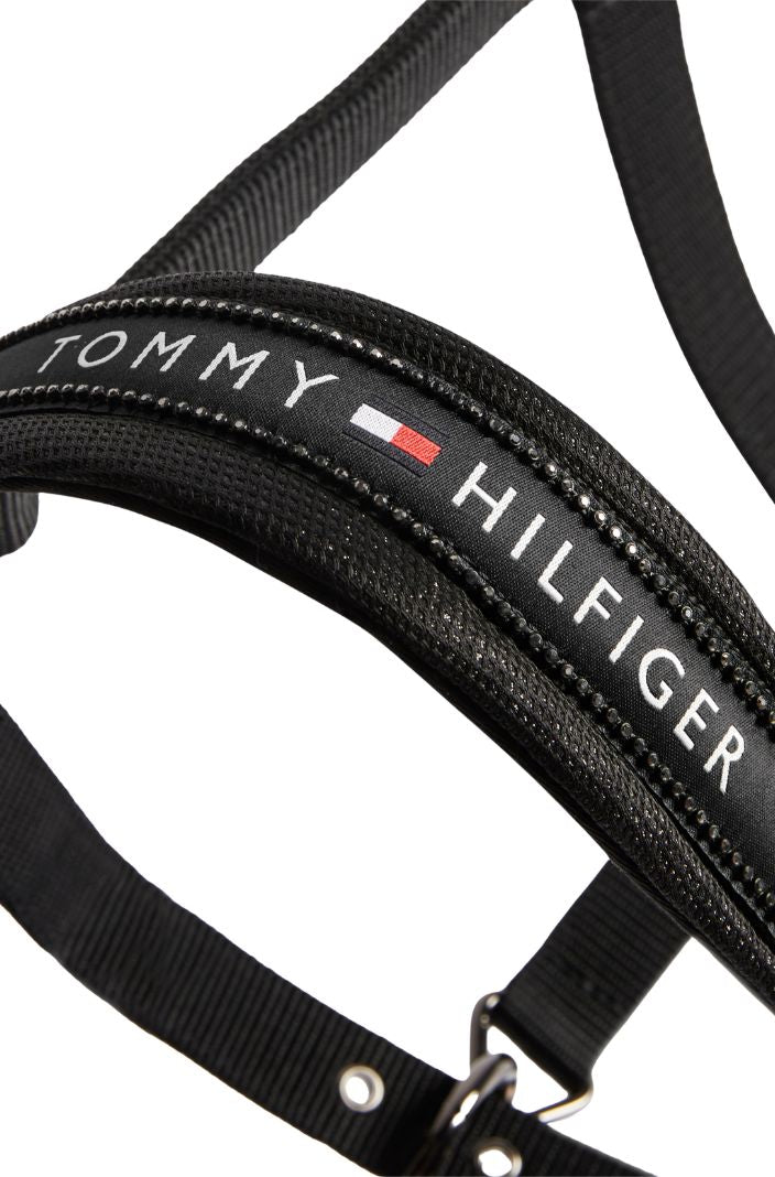 Tommy Hilfiger Equestrian Halfter mit Führstrick Yale Shine Schwarz