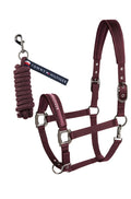 Tommy Hilfiger Equestrian Halfter mit Führstrick Yale Shine Deep Burgundy