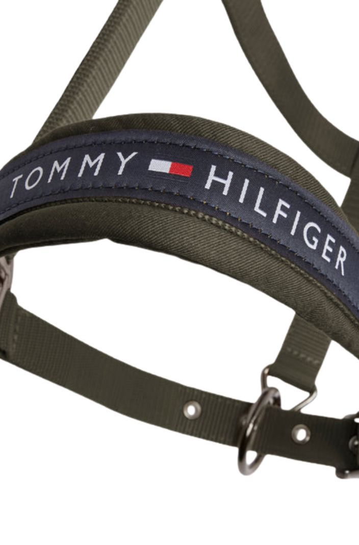 Tommy Hilfiger Equestrian Halfter & Strick Set Yale Camo Green
