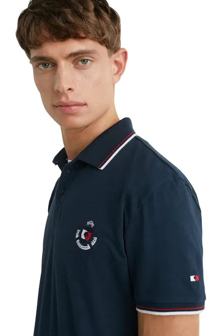 Tommy Hilfiger Equestrian Polo Shirt College Desert Sky
