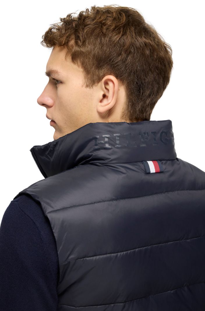 Tommy Hilfiger Equestrian Puffer Weste Anders Desert Sky