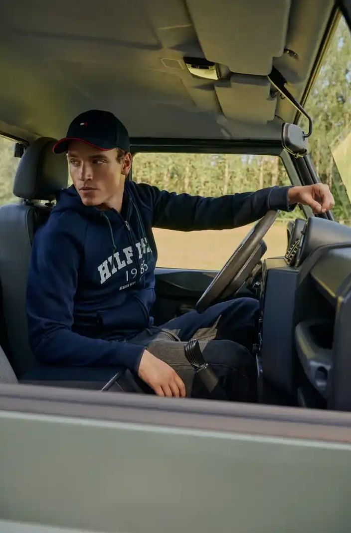 Tommy Hilfiger Equestrian Sweatjacke Parker Desert Sky