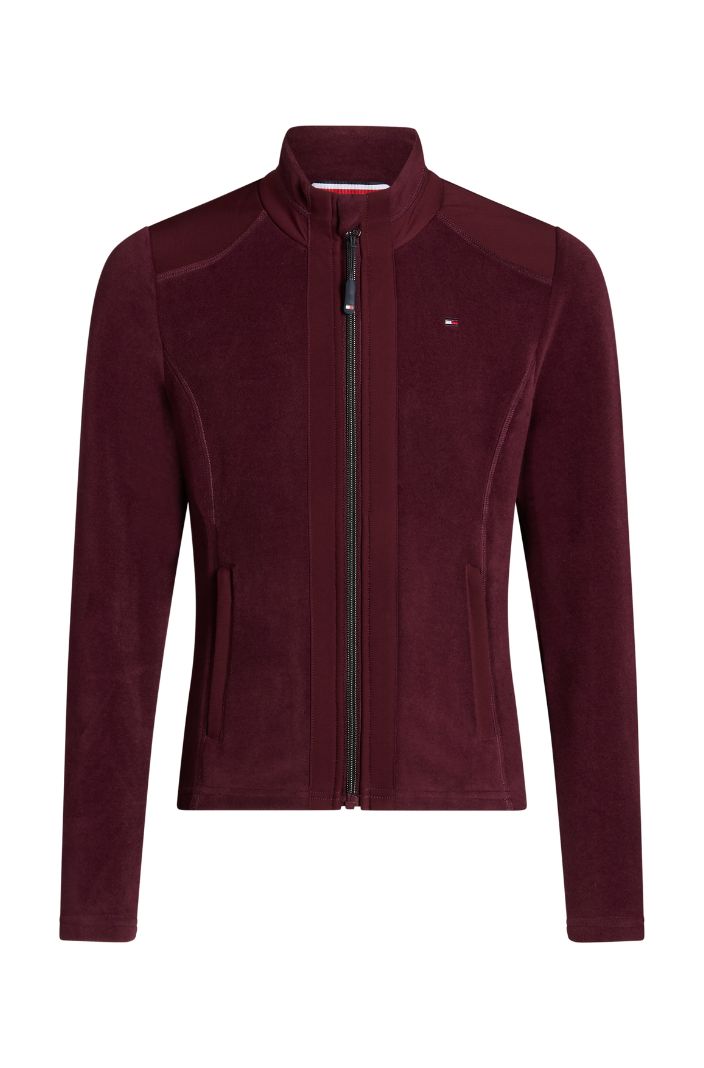 Tommy Hilfiger Equestrian Kids Fleecejacke Elmonte Deep Burgundy