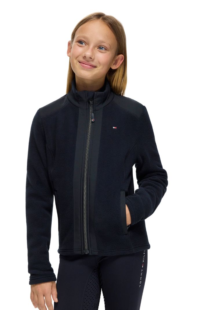 tommy-hilfiger-equestrian-kinder-fleecejacke-elmonte-desert-sky