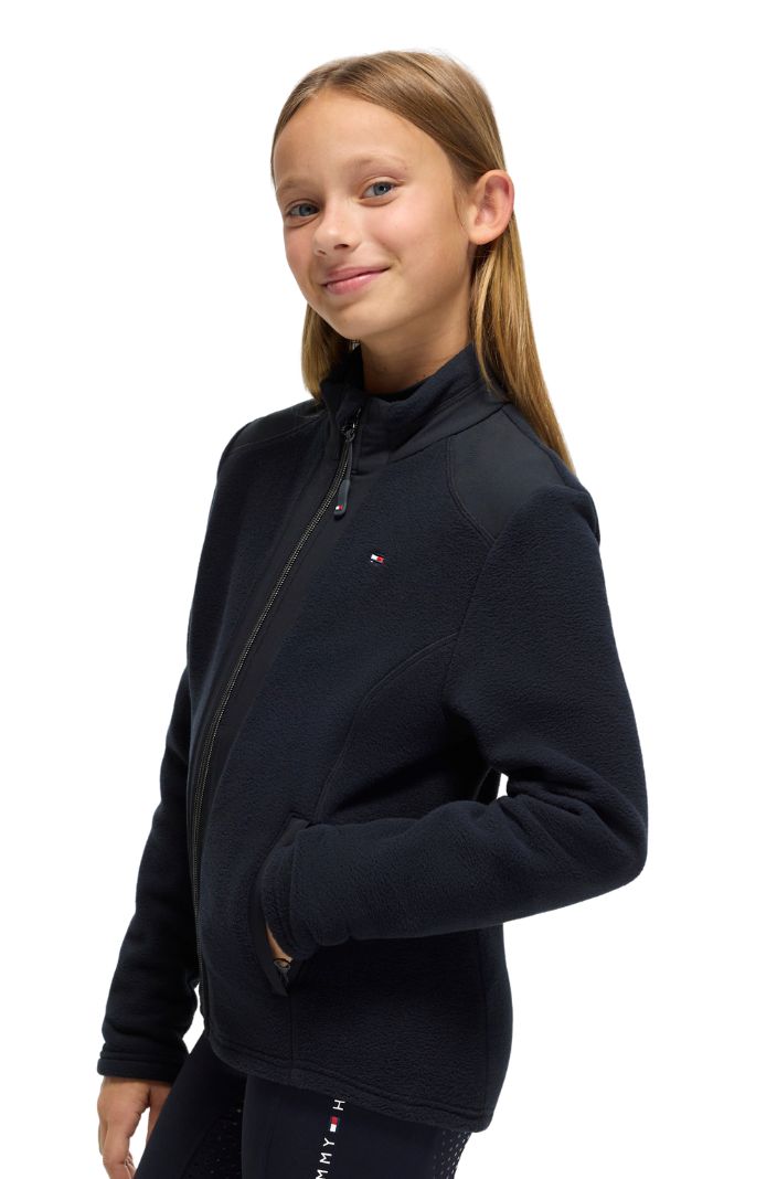 Tommy Hilfiger Equestrian Kids Fleecejacke Elmonte Desert Sky