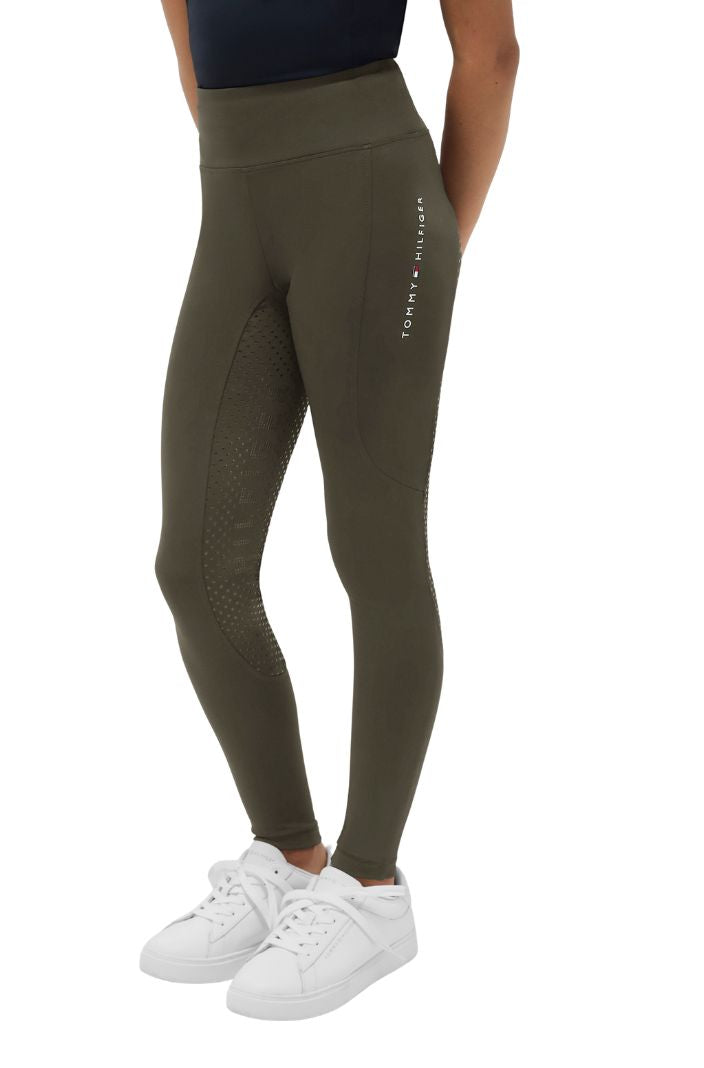 Tommy Hilfiger Equestrian Reitleggings Devon FullGrip Camo Green