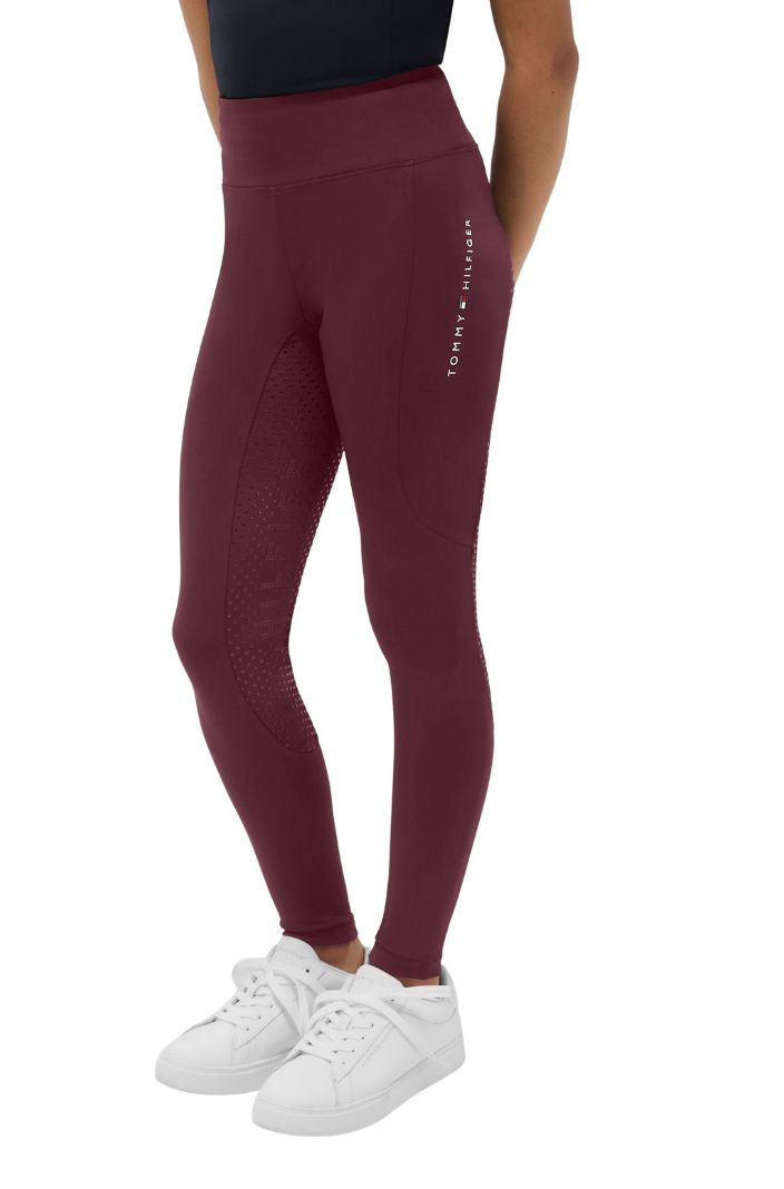 Tommy Hilfiger Equestrian Reitleggings Devon FullGrip Deep Burgundy