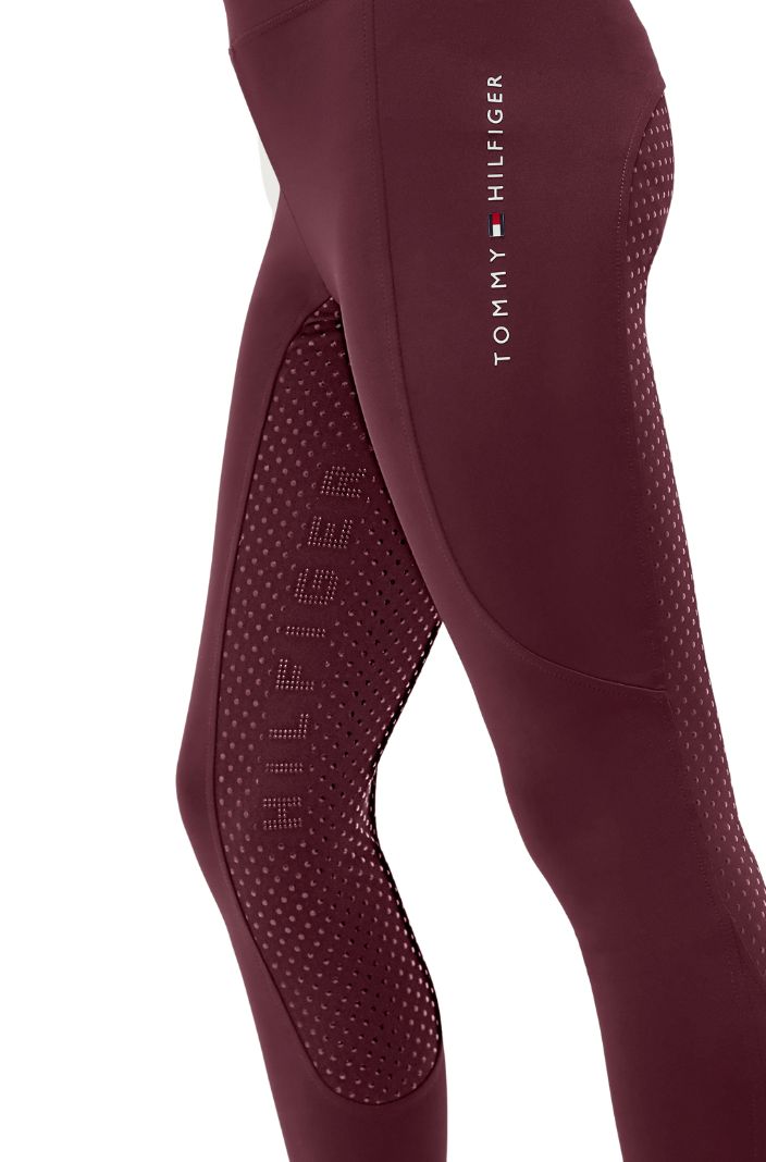 Tommy Hilfiger Equestrian Reitleggings Devon FullGrip Deep Burgundy
