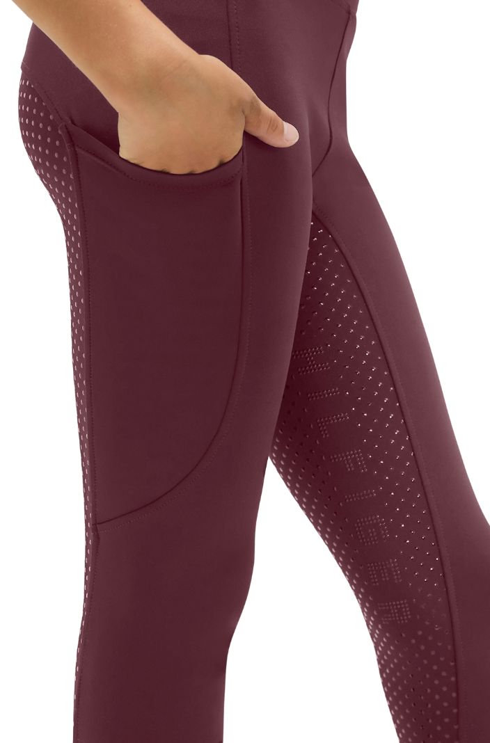 Tommy Hilfiger Equestrian Reitleggings Devon FullGrip Deep Burgundy
