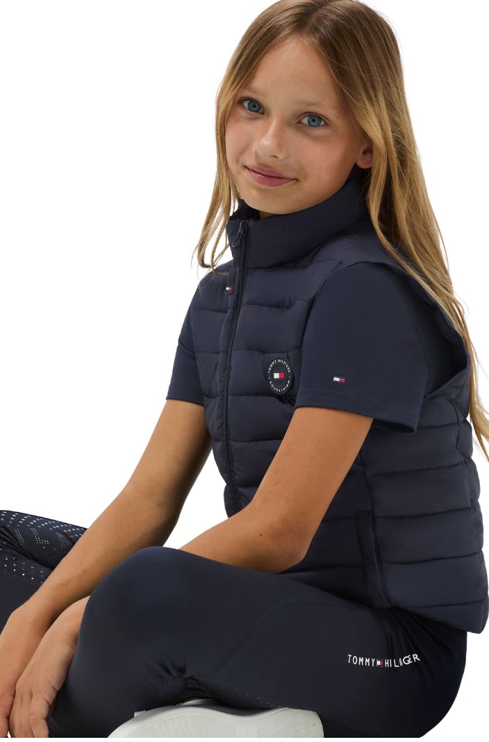 Tommy Hilfiger Equestrian »Kids Steppweste Serano Desert Sky