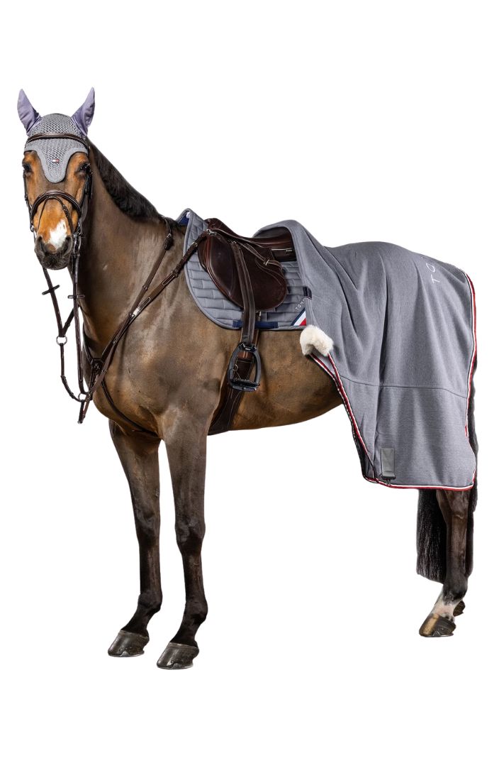 Tommy Hilfiger Equestrian Abschwitzdecke Light & Dry Grey Melange