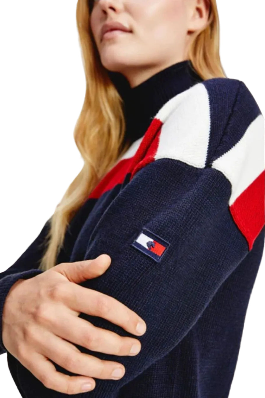 Tommy Hilfiger Equestrian Pullover Statement TH Desert Sky