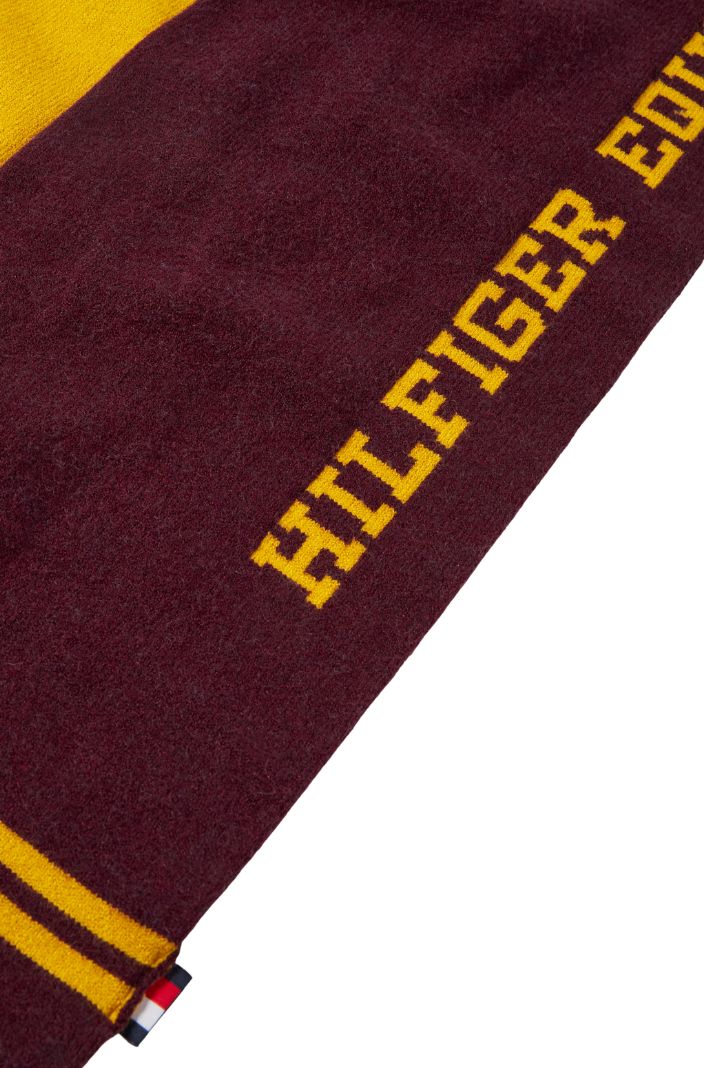 Tommy Hilfiger Equestrian Schal Vanderbilt Varsity Deep Burgundy