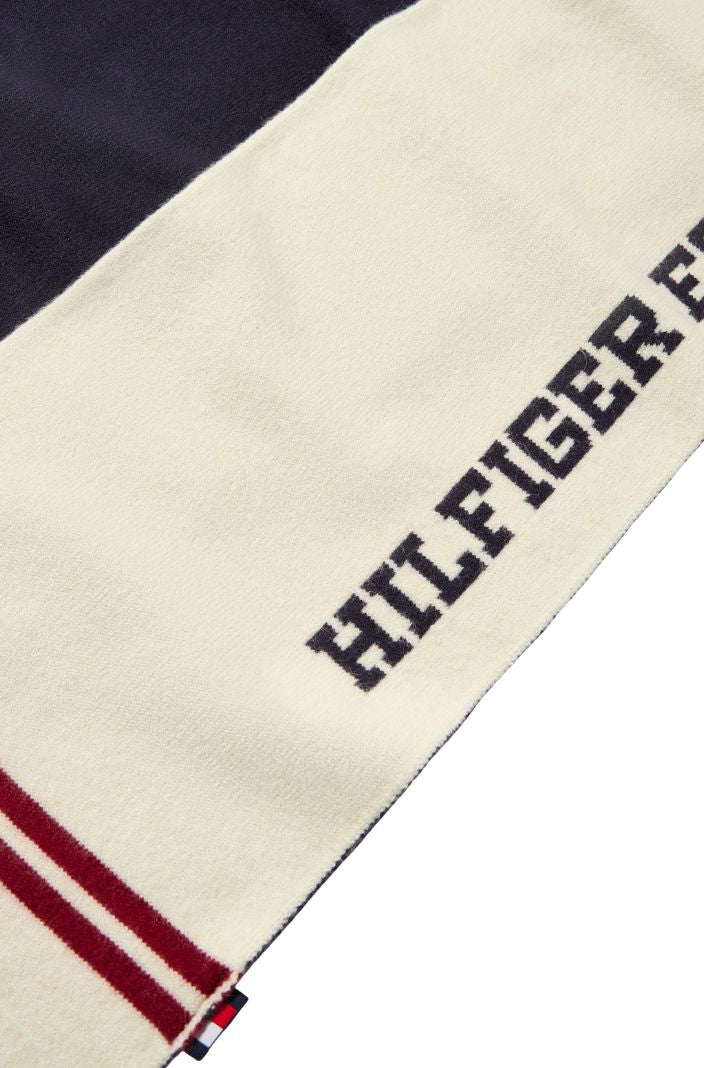 Tommy Hilfiger Equestrian Schal Vanderbilt Varsity Ecru