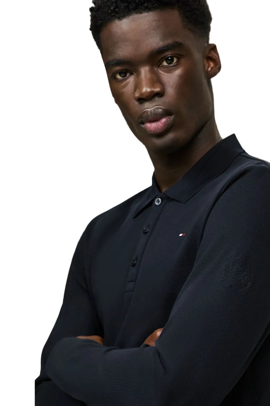 Tommy Hilfiger Equestrian Long Sleeve Riding Shirt Erwin Desert Sky
