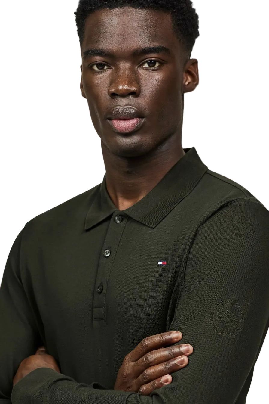 Tommy Hilfiger Equestrian Long-Sleeve Riding Shirt Erwin Pine