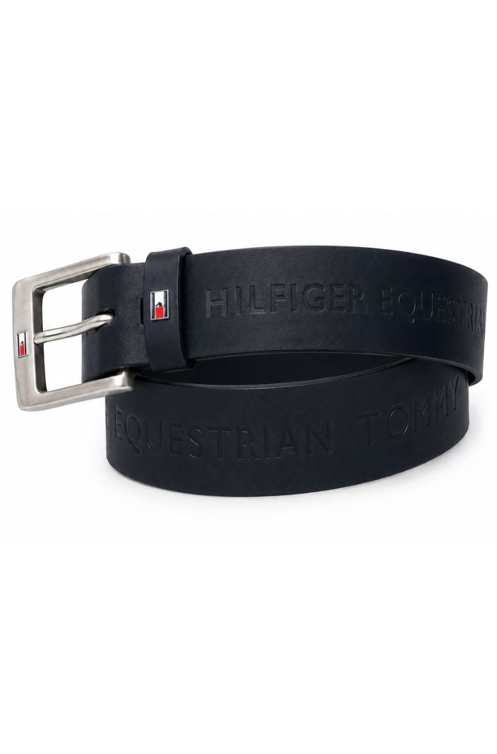 Tommy Hilfiger Equestrian Gürtel Steigbügelschnalle Desert Sky