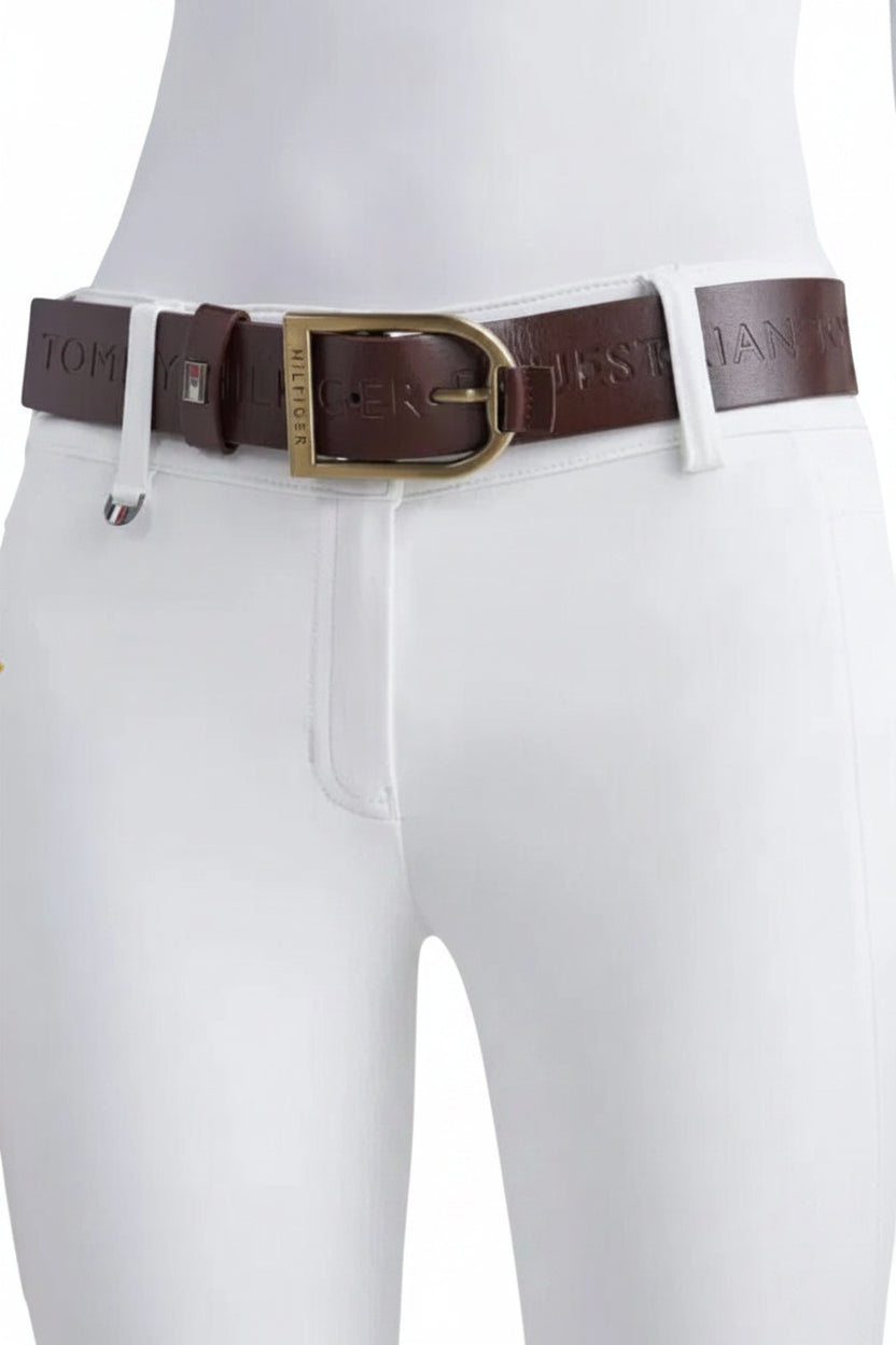 Tommy Hilfiger Equestrian "Stirrup Buckle Belt Brown