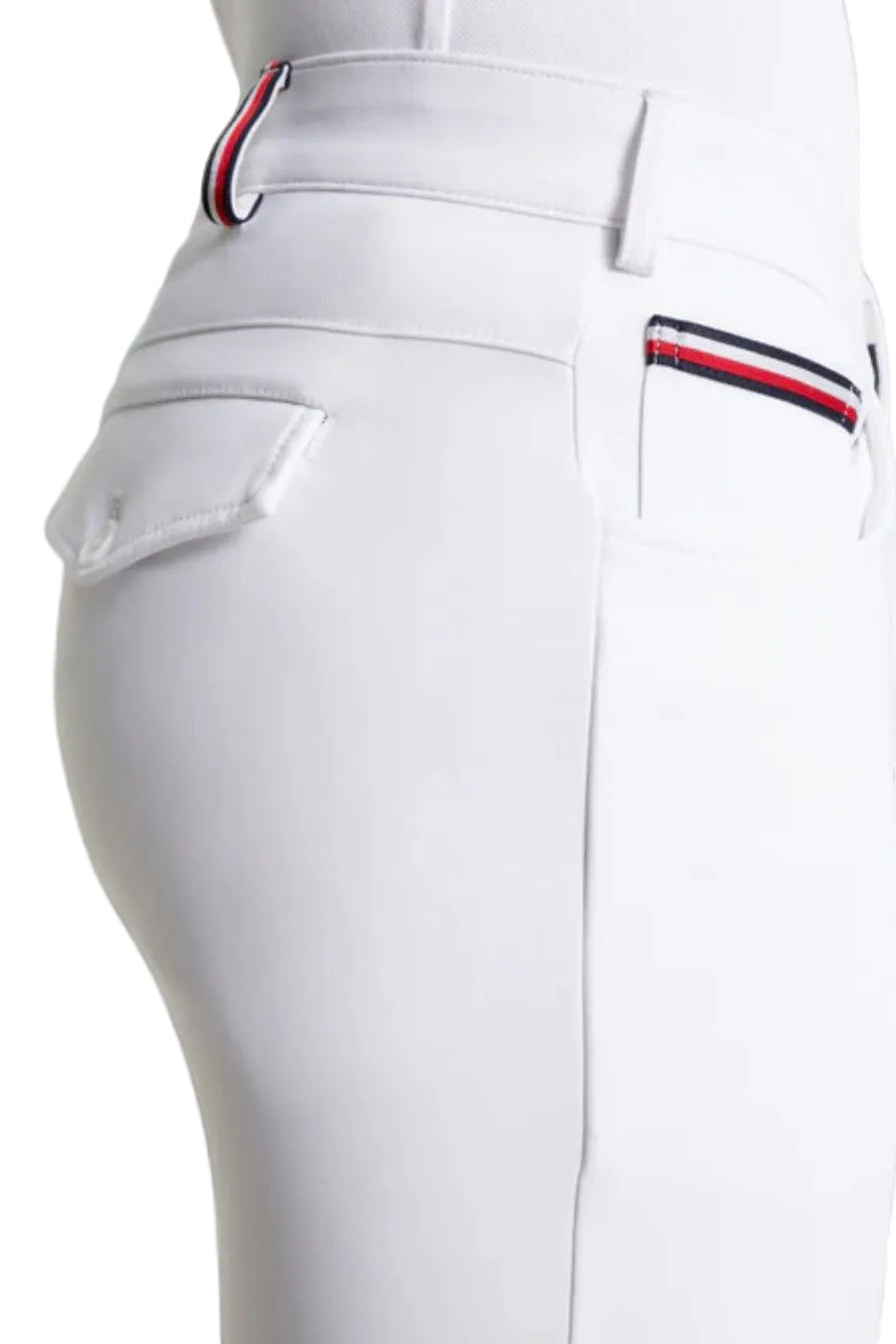 Tommy Hilfiger Equestrian® » Herren Reithose Geneva KnieGrip All Year Weiß, fantastischer Hochleistungsstoff mit mehreren Funktionen, darunter schnelles Trocknen, feuchtigkeitsableitende Eigenschaften, UV-Schutz und 4-Wege-Power-Stretch Artikelnummer th08mkbr488-001 erhältlich bei www.Hotti24.de