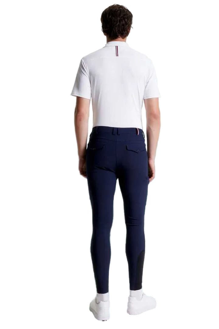 Tommy Hilfiger Equestrian® »Herren Reithose Geneva All Year KnieGrip Blau, Fantastischer Hochleistungsstoff mit mehreren Funktionen, darunter schnelles Trocknen, feuchtigkeitsableitende Eigenschaften, UV-Schutz und 4-Wege Power Stretch Artikelnummer th08mkbr488 erhältlich bei www.Hotti24.de