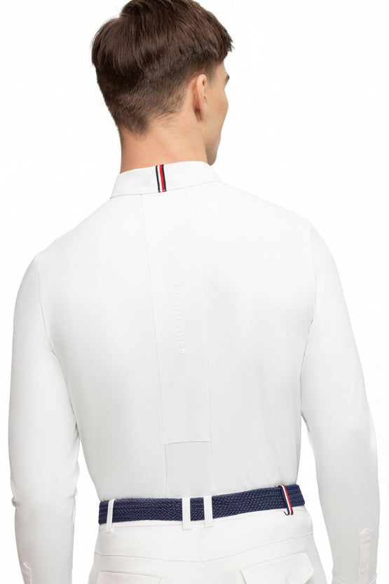 Tommy Hilfiger Equestrian Show Shirt Columbus Optic White