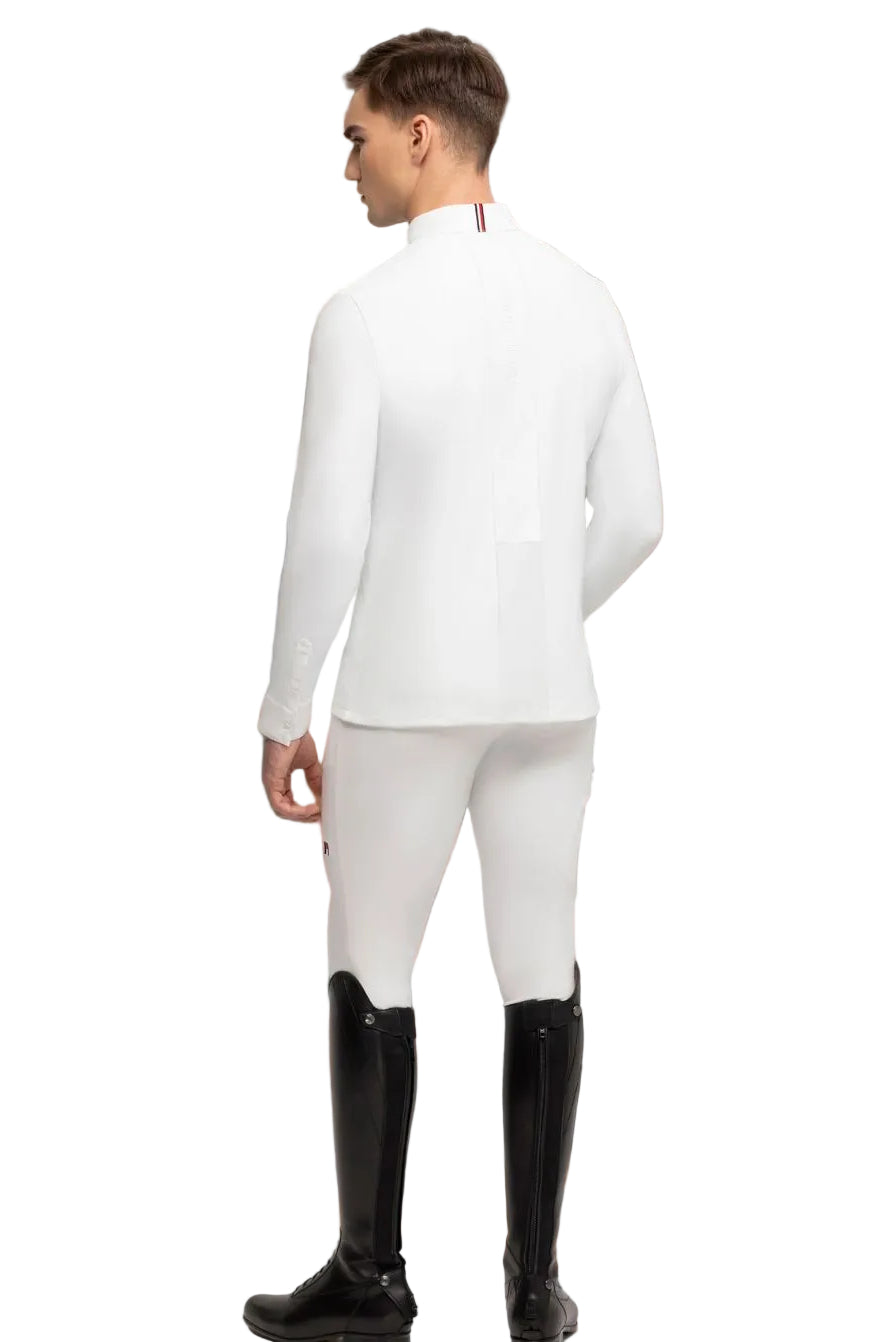 Tommy Hilfiger Equestrian Show Shirt Columbus Optic White