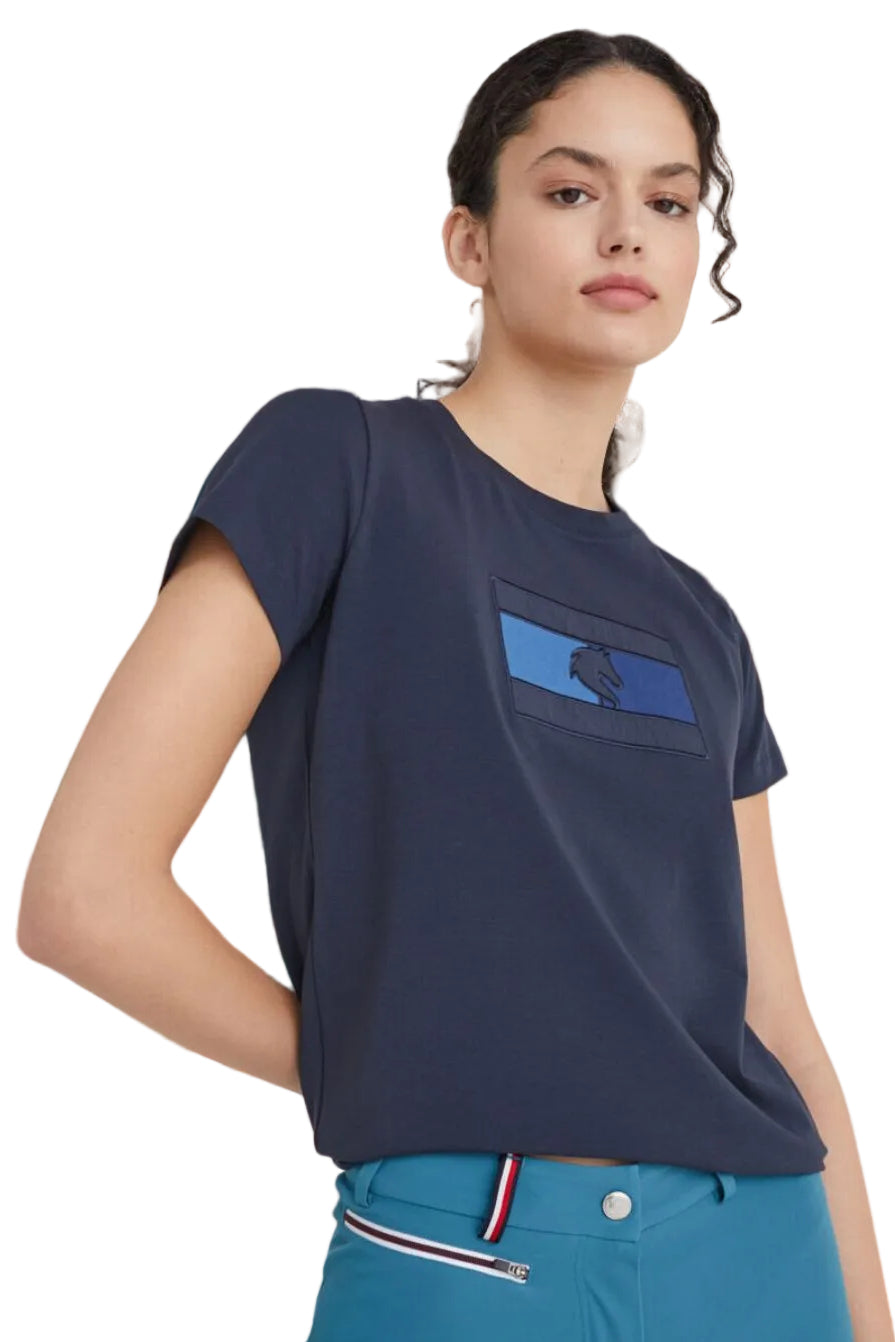 Tommy Hilfiger Equestrian T-Shirt Style Desert Sky