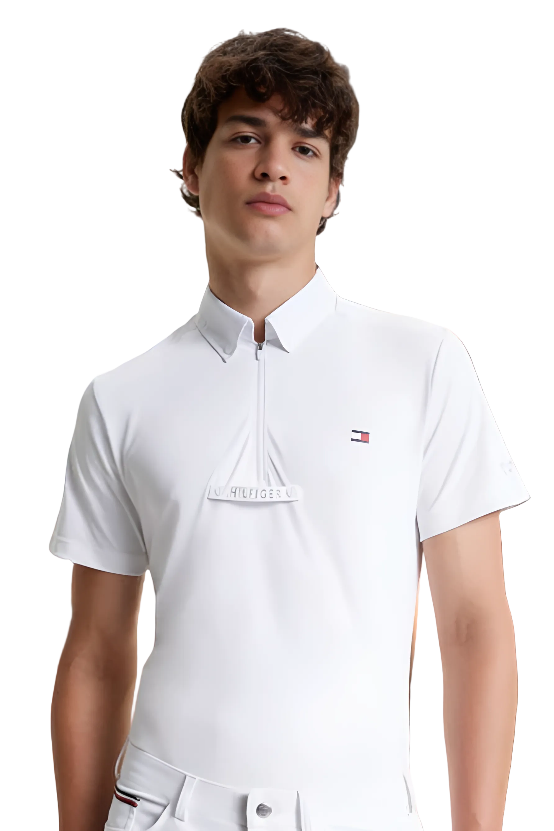 Tommy Hilfiger Equestrian Competition Shirt Rochester White