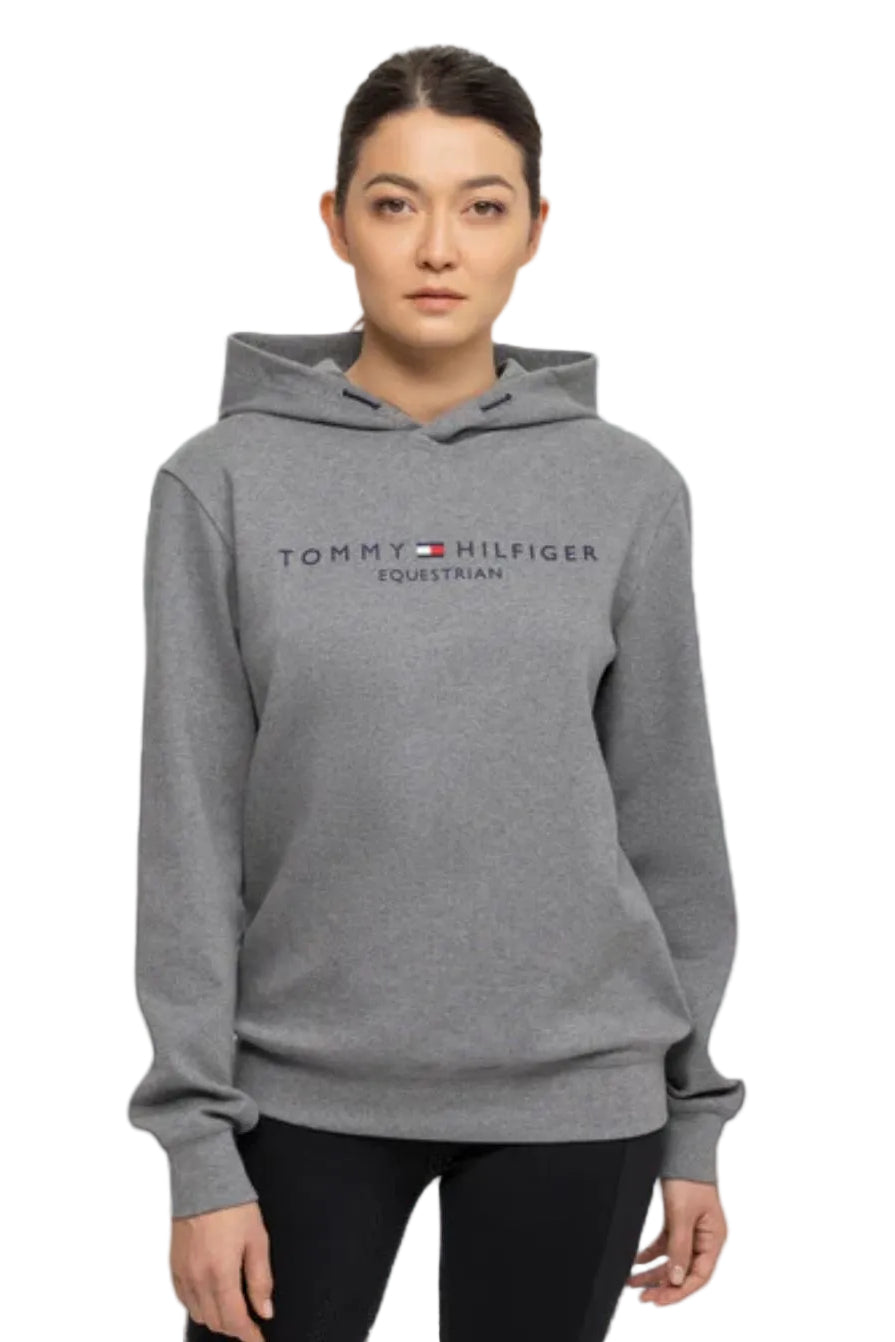 Tommy Hilfiger Equestrian® »Damen & Herren Hoodie Williamsburg Grau, bietet alles, was Sie von einem Hoodie erwarten würden, mit zusätzlichem Stretch für eine sportlichere Leistung im und außerhalb des Sattels. Mit einer kontrastierenden elastischen Kordel Artikelnummer th13mhoo765-027 erhältlich bei www.Hotti24.de