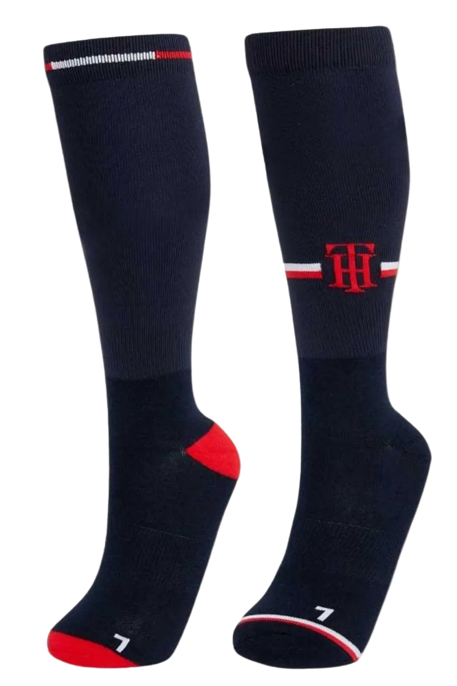 Tommy Hilfiger Equestrian Global Riding Socks 2-Pack Desert Sky