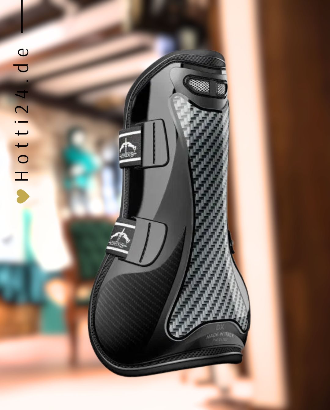 Veredus »Gamaschen Carbon Gel Vento vorne Black by Marcus Ehning