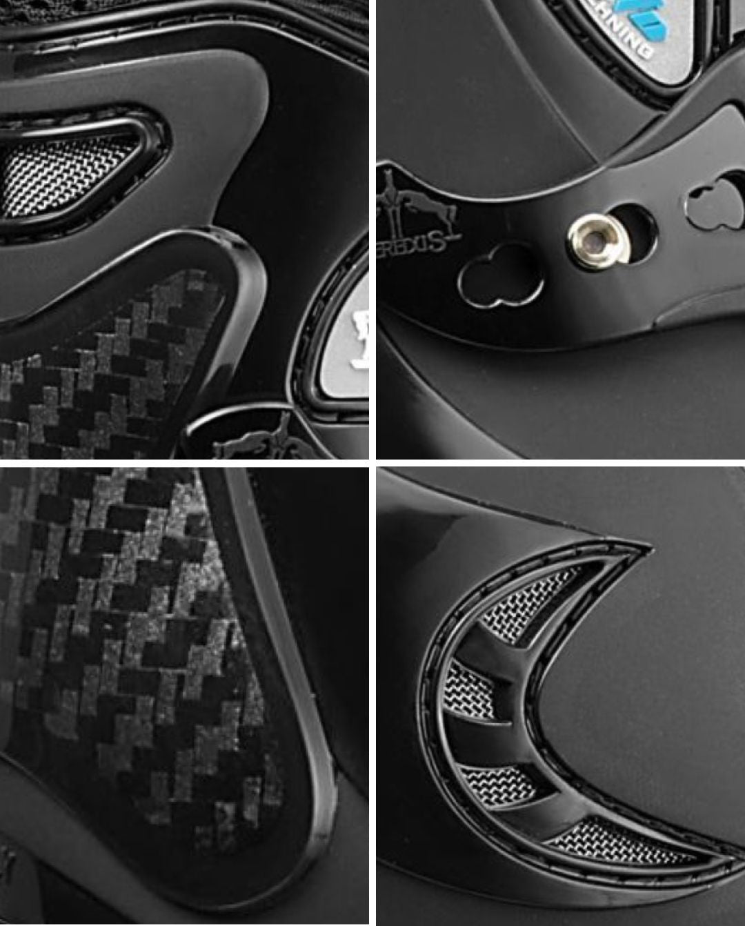 Veredus »Gamaschen Carbon Gel Vento vorne Black by Marcus Ehning
